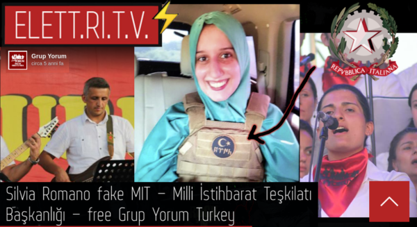 Silvia_romano_fake_Milli_İstihbarat_Teşkilatı_Başkanlığı_free_grup_yorum_turkey_turchia