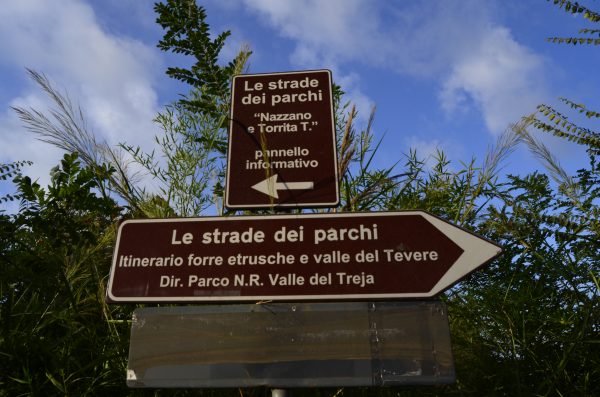 Direzione Parco Regionale Valle del Treja Itinerario Forre Etrusche e Valle del Tevere comune di #Nazzano