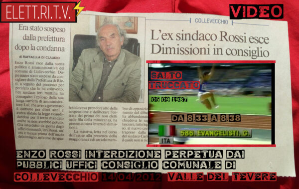 Interdizione_perpetua_pubbici_uffici_collevecchio_valle_del_tevere_morto_enzo_rossi_CONI_evangelisti