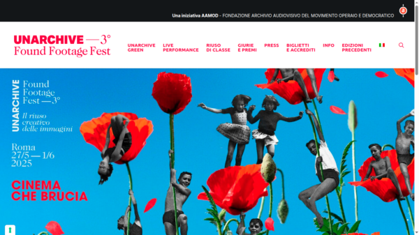Festival_del_riuso_creativo_delle_immagini_unArchive_Found_Footage_Fest_auditorium_parco_della_musica_roma